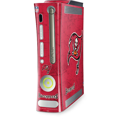 NFL Tampa Bay Buccaneers Distressed Xbox 360 (Includes HDD) Skin